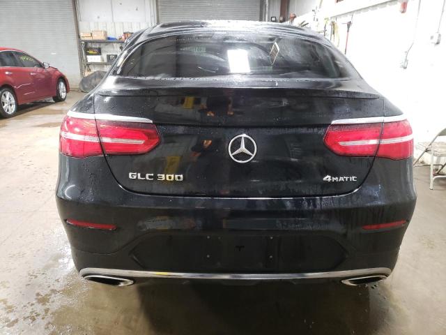 WDC0J4KB8HF245442 - 2017 MERCEDES-BENZ GLC COUPE 300 4MATIC BLACK photo 6