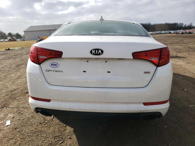 KNAGM4A77D5351810 - 2013 KIA OPTIMA LX WHITE photo 6