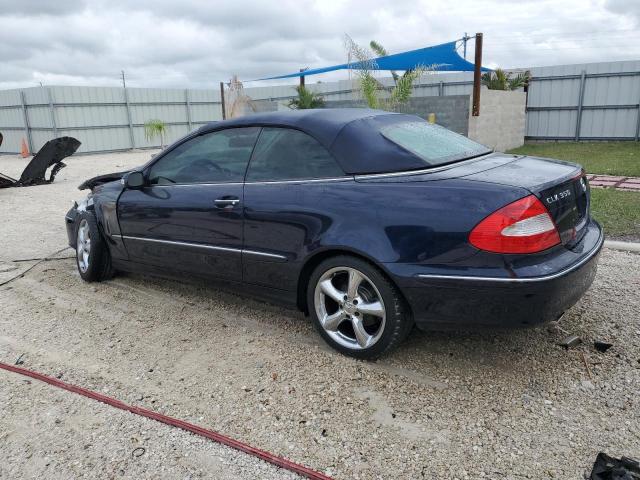 WDBTK56F37T083737 - 2007 MERCEDES-BENZ CLK 350 BLUE photo 2