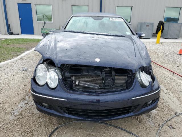 WDBTK56F37T083737 - 2007 MERCEDES-BENZ CLK 350 BLUE photo 5