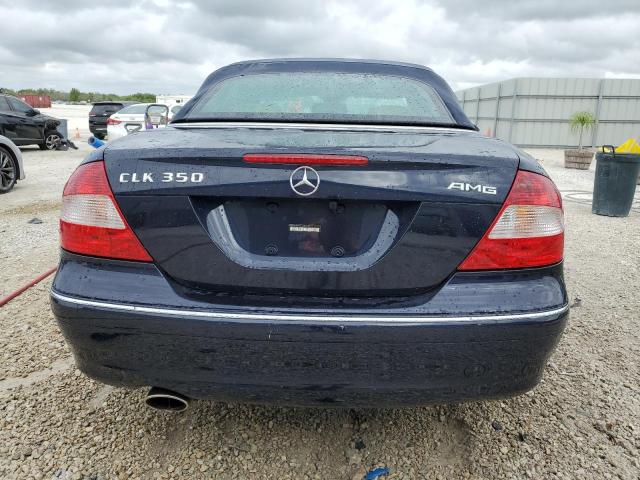 WDBTK56F37T083737 - 2007 MERCEDES-BENZ CLK 350 BLUE photo 6