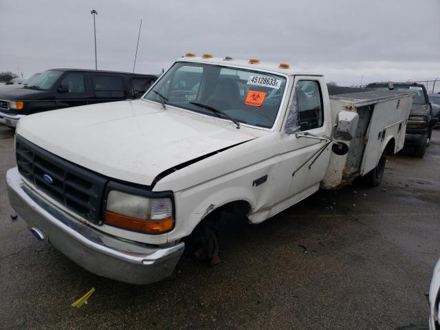 2FDKF37H3TCA52736 - 1996 FORD F350 WHITE photo 1