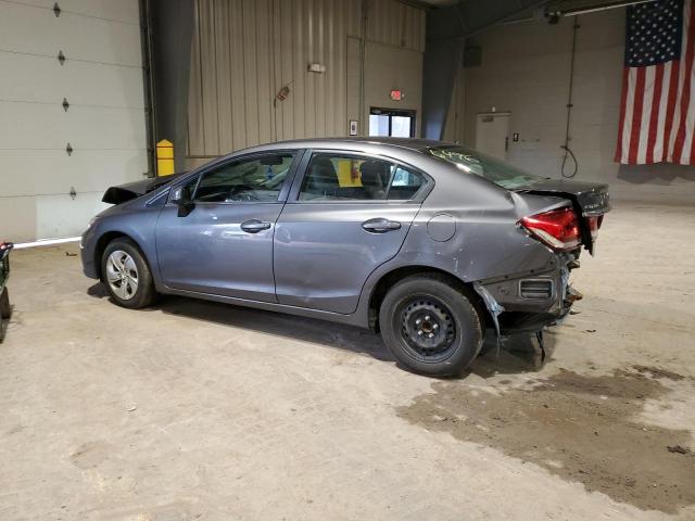 2HGFB2F5XDH596496 - 2013 HONDA CIVIC LX CHARCOAL photo 2