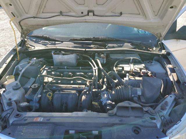 1FAHP3HN1AW255499 - 2010 FORD FOCUS SEL SILVER photo 11