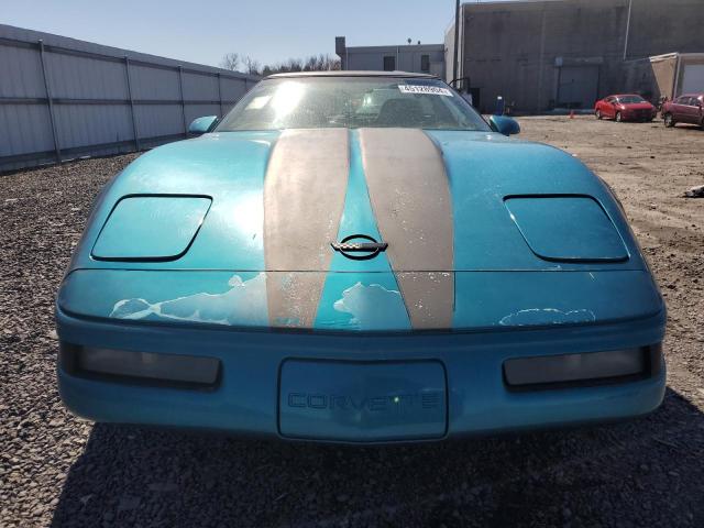 1G1YY23P5P5119314 - 1993 CHEVROLET CORVETTE TEAL photo 5