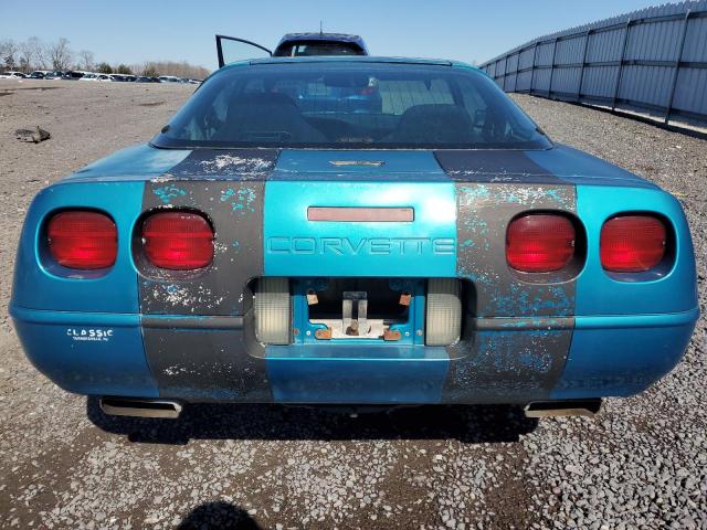 1G1YY23P5P5119314 - 1993 CHEVROLET CORVETTE TEAL photo 6