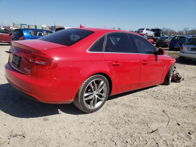 WAUBFAFLXDN044317 - 2013 AUDI A4 PREMIUM RED photo 3