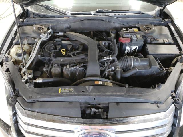 3FAHP07Z78R142026 - 2008 FORD FUSION SE BLACK photo 11