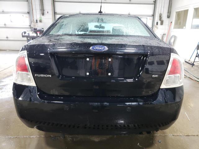 3FAHP07Z78R142026 - 2008 FORD FUSION SE BLACK photo 6