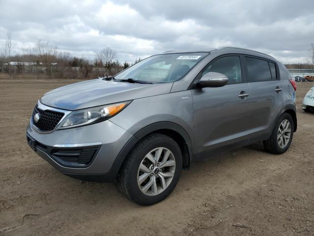 KNDPBCAC6E7548845 - 2014 KIA SPORTAGE LX GRAY photo 1