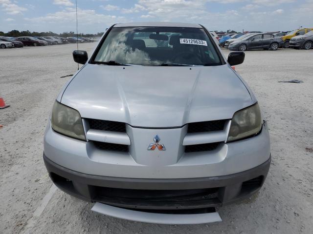 JA4LX31G33U045348 - 2003 MITSUBISHI OUTLANDER LS SILVER photo 5