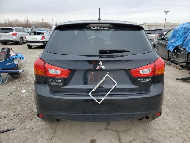 4A4AR3AU1EE027577 - 2014 MITSUBISHI OUTLANDER ES BLACK photo 6