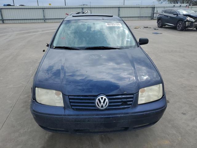 3VWSB69M92M152285 - 2002 VOLKSWAGEN JETTA GLS BLUE photo 5