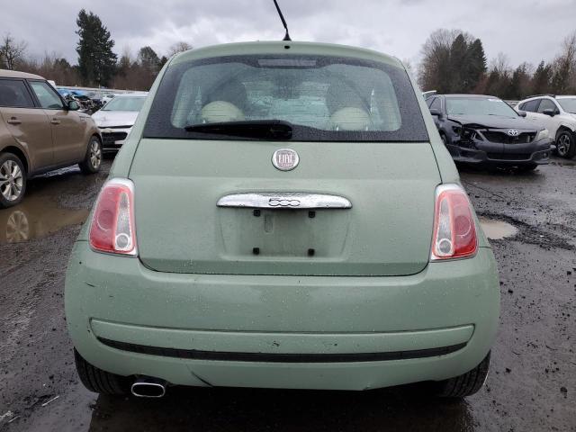 3C3CFFAR1CT360790 - 2012 FIAT 500 POP GREEN photo 6