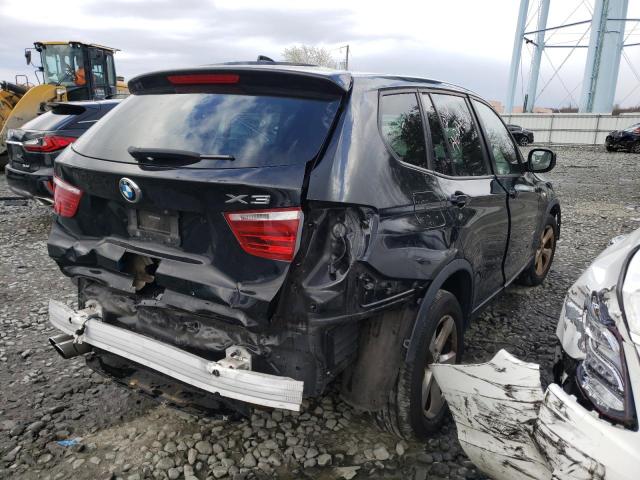 5UXWX5C55BL711669 - 2011 BMW X3 XDRIVE28I BLACK photo 3