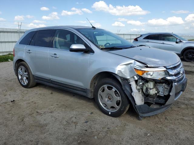 2FMDK3K9XCBA70032 - 2012 FORD EDGE LIMITED SILVER photo 4