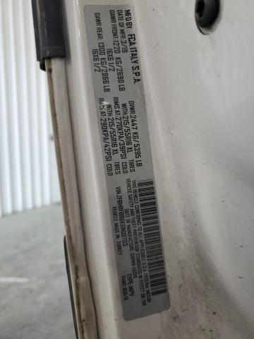 ZFBHRFBB6K6N09703 - 2019 RAM PROMASTER SLT Սպիտակ լուսանկար 13