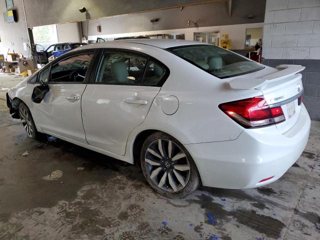 19XFB2F99FE034993 - 2015 HONDA CIVIC EXL WHITE photo 2