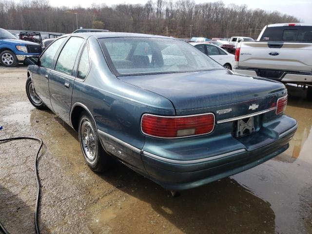 1G1BL52W8SR101860 - 1995 CHEVROLET CAPRICE CLASSIC BLUE photo 2