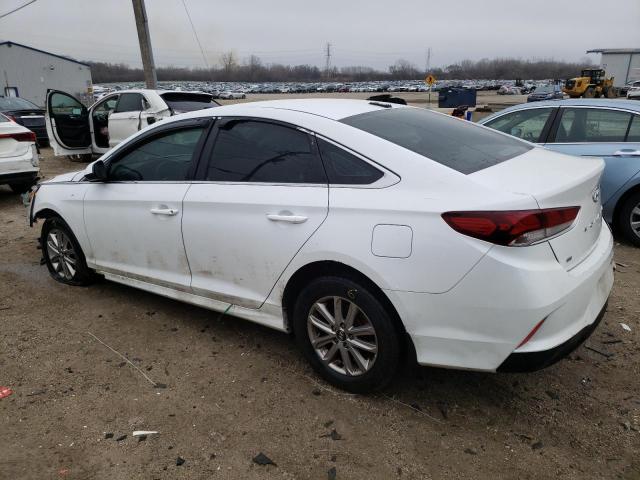 5NPE24AF4KH796378 - 2019 HYUNDAI SONATA SE WHITE photo 2