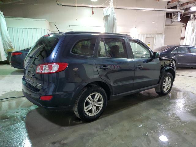 5XYZGDAB5BG066874 - 2011 HYUNDAI SANTA FE GLS BLUE photo 3