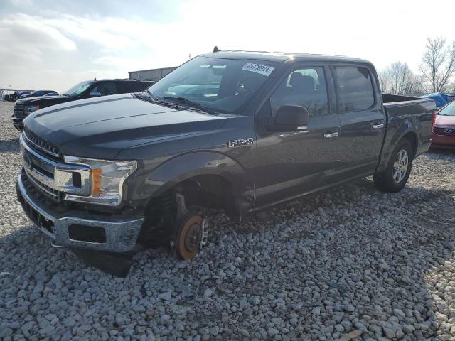 1FTEW1EP0KKF14146 - 2019 FORD F150 SUPERCREW GRAY photo 1