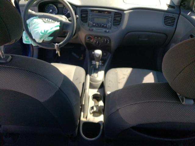 KNADE163686309925 - 2008 KIA RIO 5 SX BLUE photo 8