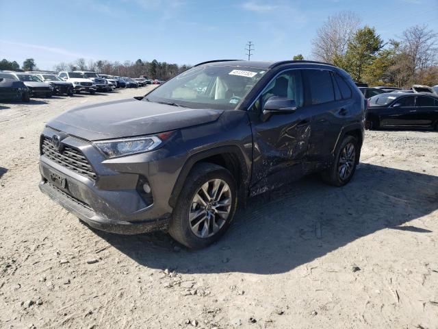 2T3A1RFV3MC193059 - 2021 TOYOTA RAV4 XLE PREMIUM GRAY photo 1