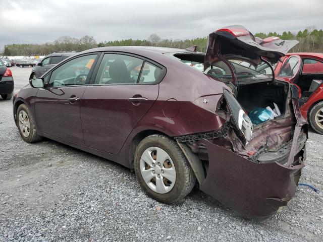 3KPFK4A73JE259534 - 2018 KIA FORTE LX PURPLE photo 2