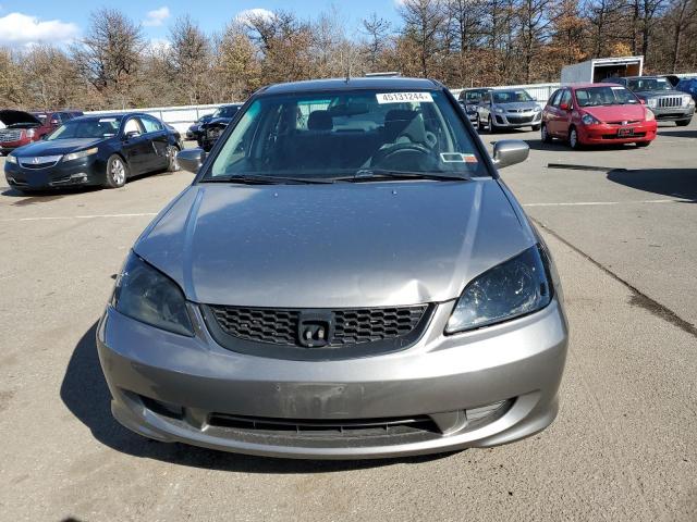 JHMES96634S021210 - 2004 HONDA CIVIC HYBRID GRAY photo 5