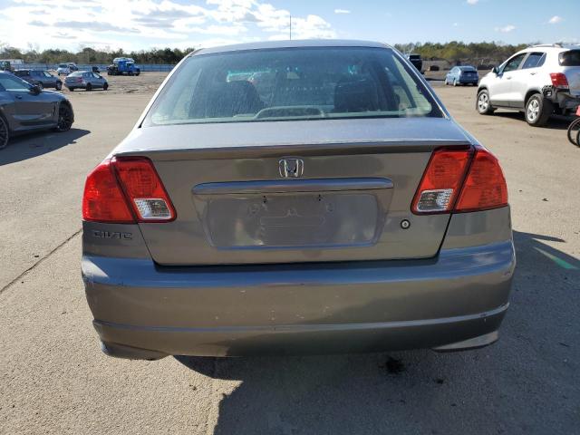 JHMES96634S021210 - 2004 HONDA CIVIC HYBRID GRAY photo 6