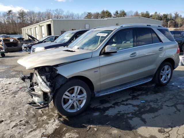 4JGDA5HB4CA076509 - 2012 MERCEDES-BENZ ML 350 4MATIC SILVER photo 1