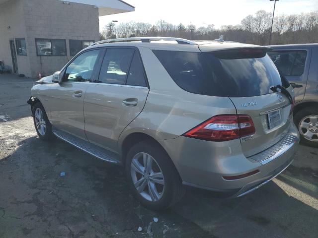 4JGDA5HB4CA076509 - 2012 MERCEDES-BENZ ML 350 4MATIC SILVER photo 2