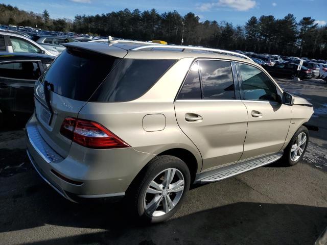 4JGDA5HB4CA076509 - 2012 MERCEDES-BENZ ML 350 4MATIC SILVER photo 3