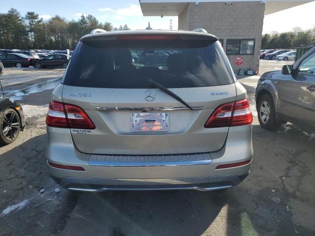 4JGDA5HB4CA076509 - 2012 MERCEDES-BENZ ML 350 4MATIC SILVER photo 6