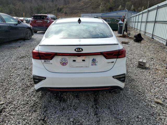 3KPF34AD5ME291134 - 2021 KIA FORTE GT LINE WHITE photo 6