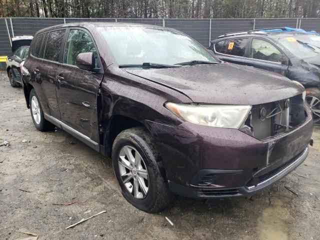 5TDZK3EH8DS106605 - 2013 TOYOTA HIGHLANDER BASE BURGUNDY photo 4