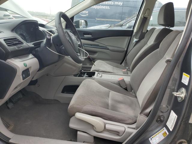 5J6RM4H34EL053110 - 2014 HONDA CR-V LX GRAY photo 7