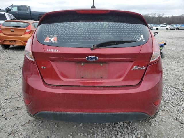 3FADP4EJ6GM189370 - 2016 FORD FIESTA SE RED photo 6