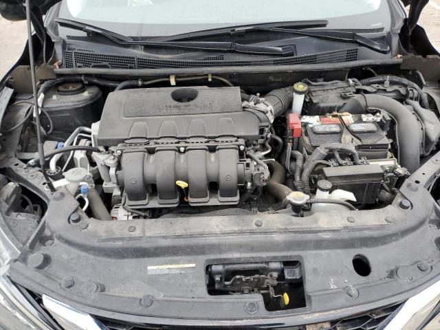 3N1AB7AP1KY443790 - 2019 NISSAN SENTRA S BLACK photo 11