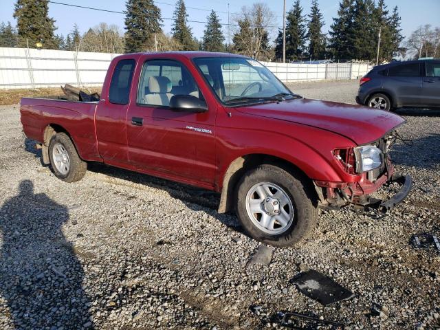 5TEVL52N93Z285837 - 2003 TOYOTA TACOMA XTRACAB RED photo 4