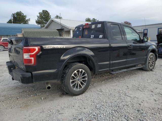 1FTEX1CP7JKC77024 - 2018 FORD F150 SUPER CAB BLACK photo 3