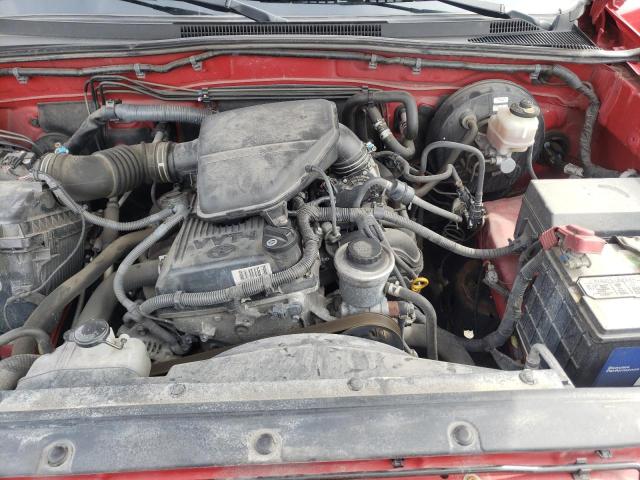 5TETX22N79Z621424 - 2009 TOYOTA TACOMA ACCESS CAB წითელი ფოტო 11