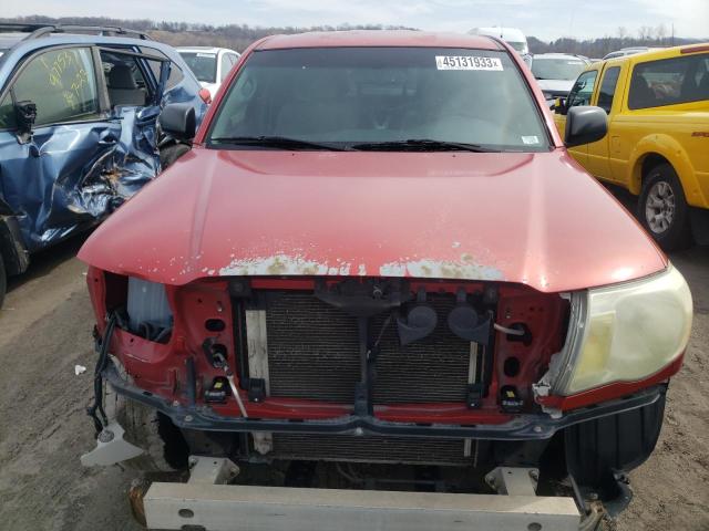 5TETX22N79Z621424 - 2009 TOYOTA TACOMA ACCESS CAB წითელი ფოტო 5