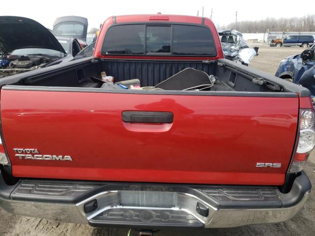 5TETX22N79Z621424 - 2009 TOYOTA TACOMA ACCESS CAB წითელი ფოტო 6