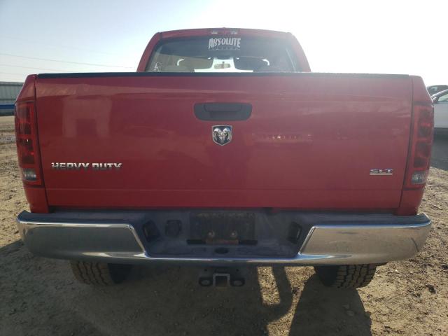 3D7KS28D26G273344 - 2006 DODGE RAM 2500 ST RED photo 6