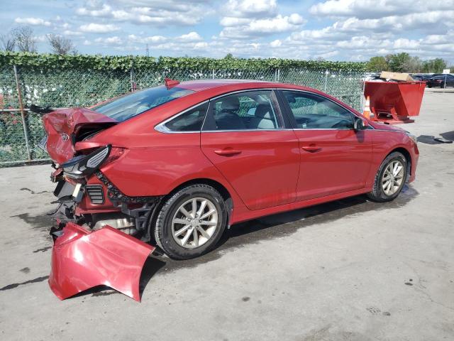 5NPE24AF0JH700387 - 2018 HYUNDAI SONATA SE RED photo 3