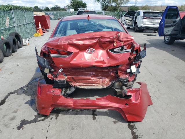 5NPE24AF0JH700387 - 2018 HYUNDAI SONATA SE RED photo 6