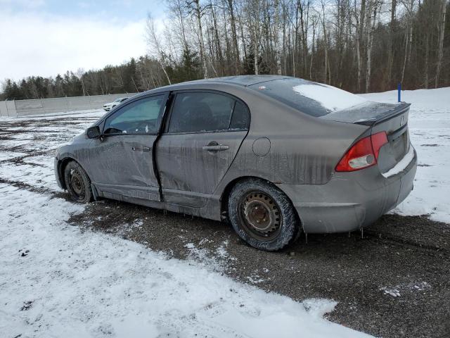 2HGFA1F60BH010049 - 2011 HONDA CIVIC LX-S Մոխրագույն լուսանկար 2