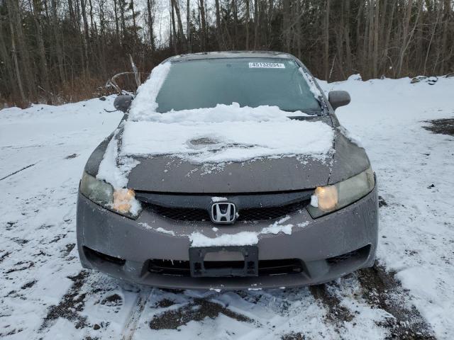 2HGFA1F60BH010049 - 2011 HONDA CIVIC LX-S Մոխրագույն լուսանկար 5